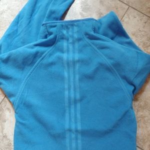 Blue adidas fleece pullover